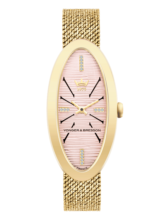 ÉLANCÉE GOLD QUARTZ PINK